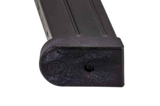CZ USA full cap 19-round 9mm magazine for P10 F handguns with polymer base plate.